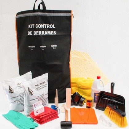 Kit antiderrames en maletin 20 galones sin pala