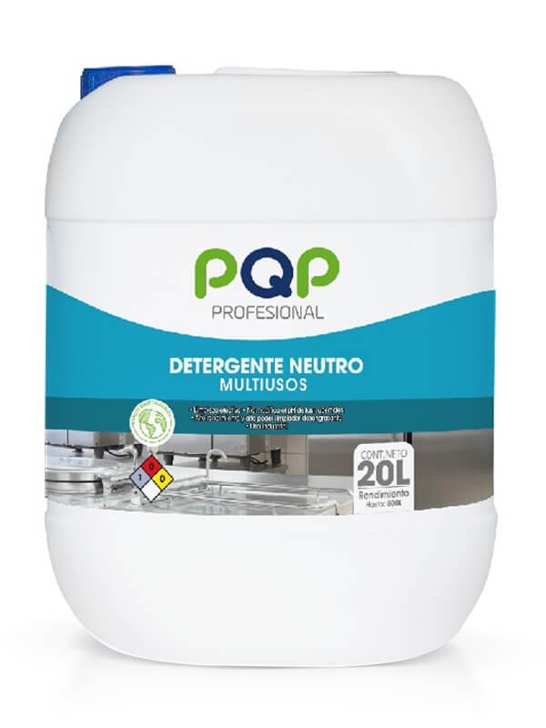 Detergente liquido neutro 20l pqp