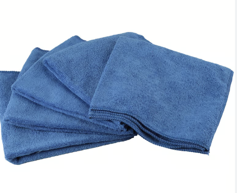 Paño microfibra azul x und