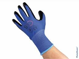 Guante poliester nitrilo texturizado nitro talla 9