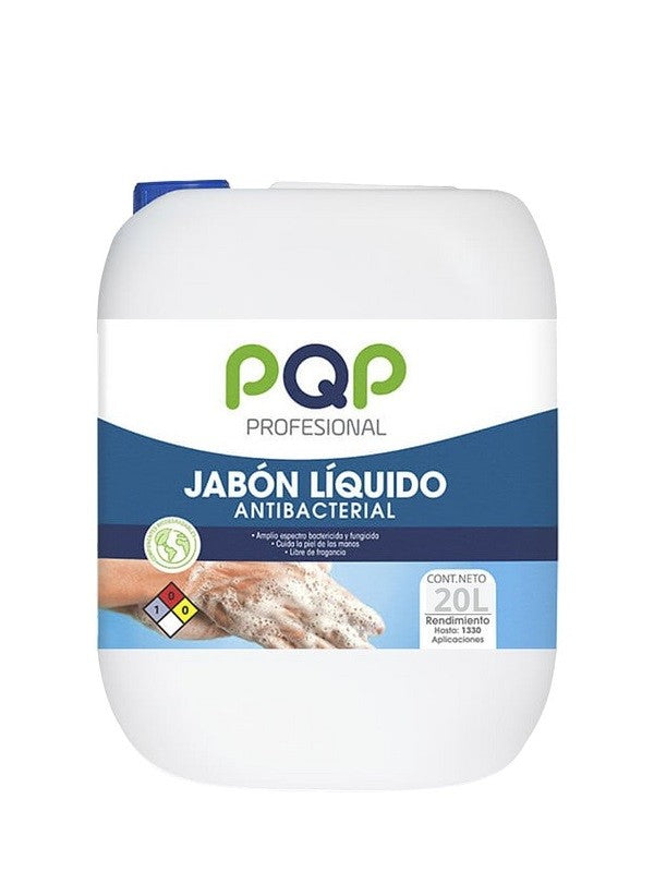 Jabon liquido antibacterial 20l pqp