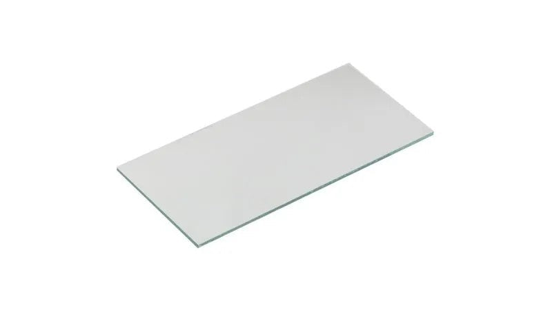 Vidrio rectangular claro para careta de soldador