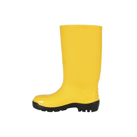Bota pvc gallarda amarilla sin puntera talla 39