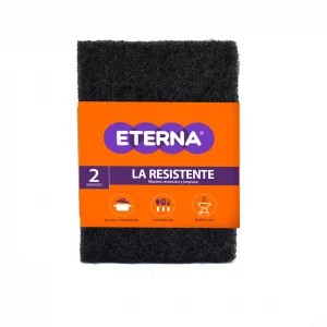 Esponja extra abrasiva la resistente eterna paq x 2 und