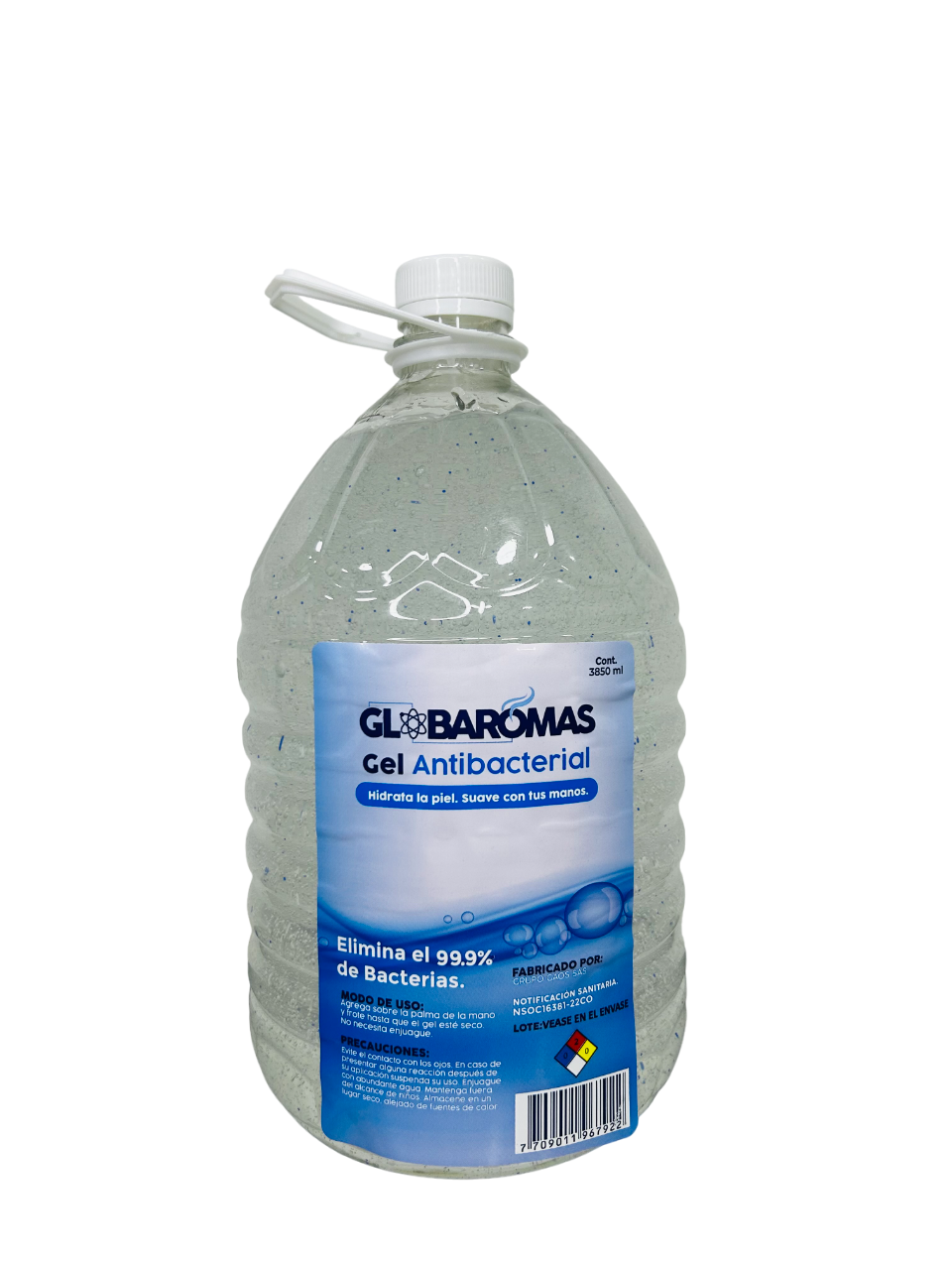 Gel antibacterial - Galon - GLOBAROMAS