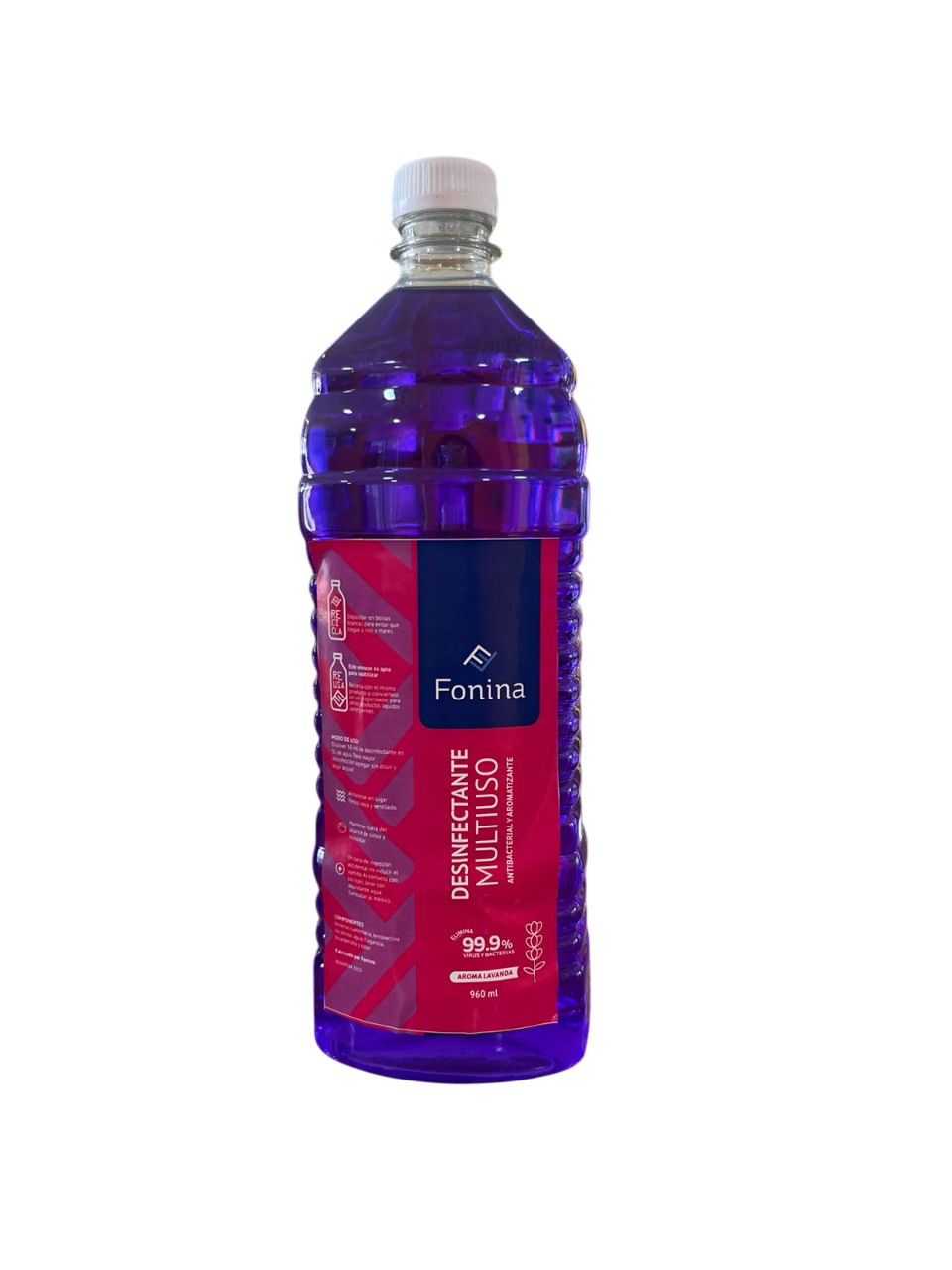 limpiador desinfectante lavanda x litro ml fonina