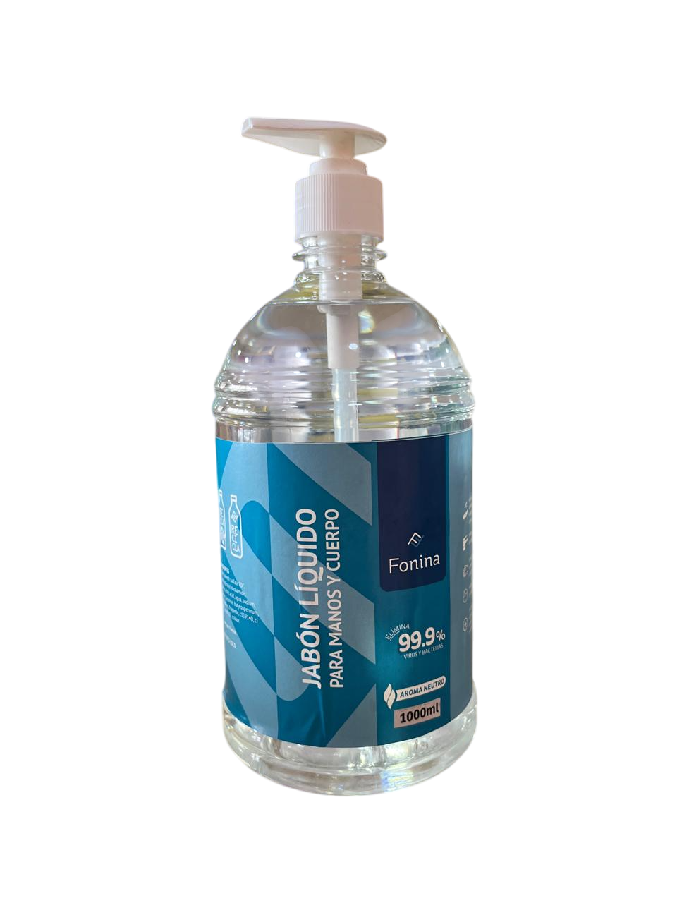 Jabon antibacterial 1l valvula cremera fonina