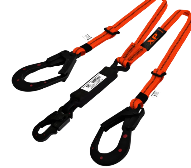 Eslinga dielectrica en y con absorbedor regulable xp safety 301yr-adie-2g1p