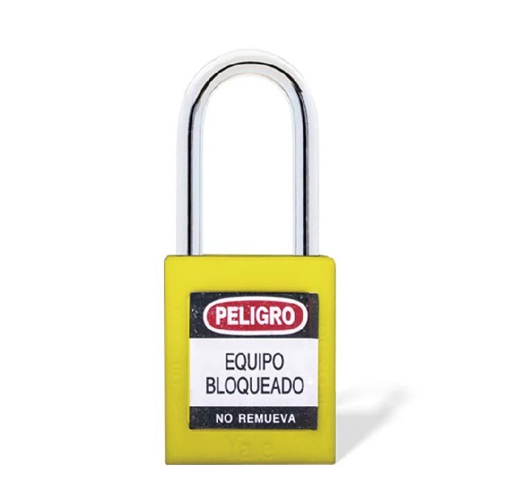 Candado gancho metálico Amarillo Loto Yale