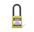 Candado gancho nylon amarillo b
