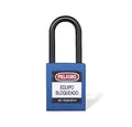 Candado gancho nylon azul b
