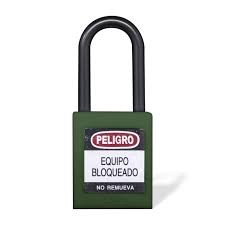 Candado gancho nylon verde b