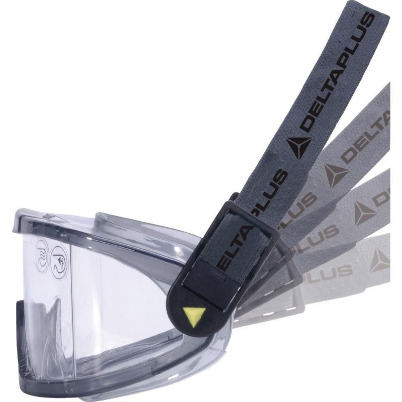 Gafas panorámicas de policarbonato - ventilación indirecta lente claro GALERA Delta Plus