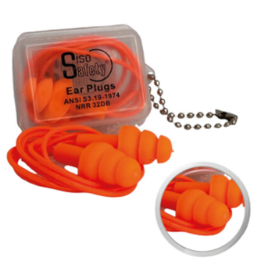 Protector auditivo inserción tres membranas con estuche SISO SAFETY EAR PLUG 3