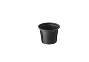 Copa souffle 1 oz negro paq  x100 und Darnel