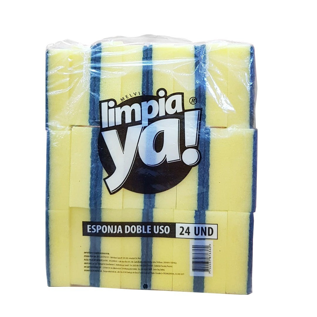 Esponja doble uso x 24 - LIMPIAYA