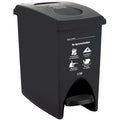 Papelera pedal 10L Negro - No aprovechable ESTRA